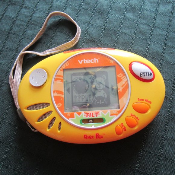 Vtech TILT QUIZ BIZ Handheld Educational Learning Game (tested, works) - Picture 1 of 4